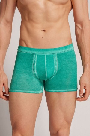 Boxer Intimissimi Natural Fresh Cotton Hombre Verde | THSVM5321