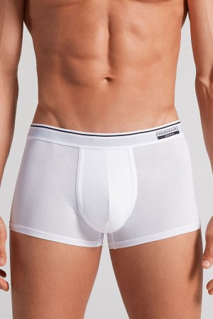 Boxer Intimissimi Super Fresh Micro-Mesh Hombre Blancas | ODHUN9382