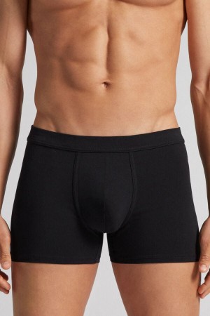 Boxer Intimissimi Superior Cotton Hombre Negras | LVXGH0361