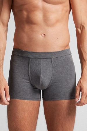 Boxer Intimissimi Superior Cotton Hombre Gris Oscuro | ZHBQA8406