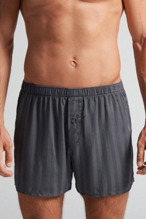 Boxer Intimissimi Woven Modal Hombre Gris | SIHNC5689