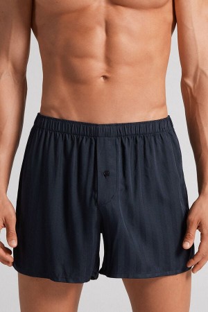 Boxer Intimissimi Woven Modal Hombre Negras | DBGOX2186