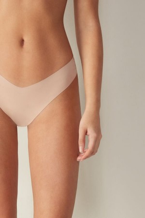 Bragas Intimissimi 80s-Stylezilian Ultralight Microfiber Mujer Naranjas Beige | TNIEM3016