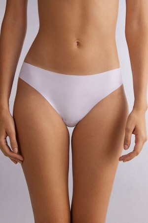 Bragas Intimissimi Brazilian Seamless Ultra Light Microfiber Mujer Blancas | IOSXY8910