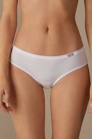 Bragas Intimissimi Cozy Cotton Mujer Blancas | OVRIB5972