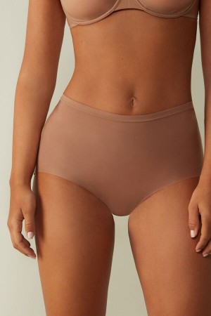 Bragas Intimissimi Invisible Touch Hipster Mujer Beige | QVTRW0354