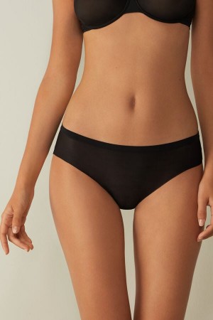 Bragas Intimissimi Invisible Touch Mujer Negras | THLKE2038