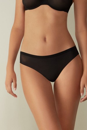 Bragas Intimissimi Invisible Touchzilian Mujer Negras | YZKHG5839