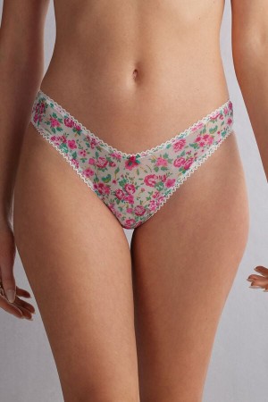 Bragas Intimissimi Life Is A Flower ‘80s Stylezilian Mujer Multicolor | GBJEZ8069