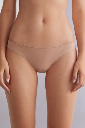 Bragas Intimissimi Low Rise Cotton Mujer Naranjas Beige | YBCHV7802