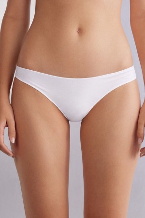 Bragas Intimissimi Low Rise Cotton Mujer Blancas | YFCID3210