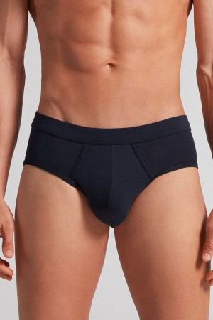 Bragas Intimissimi Natural Fresh Cotton Hombre Negras | UZNWA8610