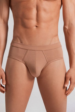 Bragas Intimissimi Natural Fresh Cotton Hombre Beige | PKSBT0948