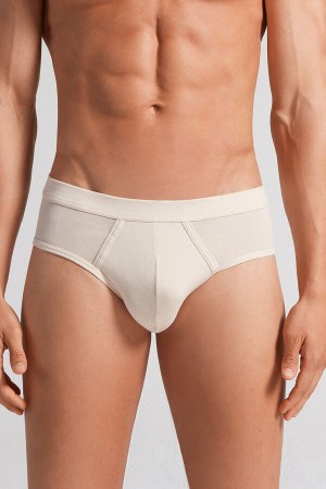 Bragas Intimissimi Natural Fresh Cotton Hombre Beige | QRXUP6498