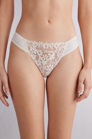 Bragas Intimissimi Romance Yourselfzilian Mujer Amarillo Claro Beige | VSWLD5792