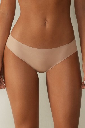 Bragas Intimissimi Seamless Cotton Mujer Naranjas Beige | EMTIQ1576