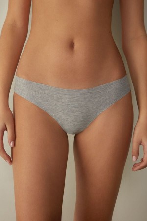 Bragas Intimissimi Seamless Cottonzilian Mujer Gris Claro | VBEPO9185