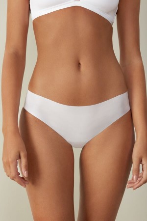 Bragas Intimissimi Seamless Microfiber Mujer Blancas | WGUPT8576