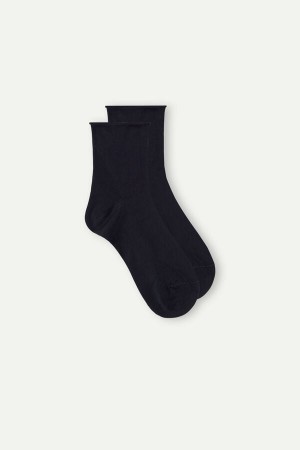 Calcetines Intimissimi Superior Cotton Ankle Hombre Azules | FJDGO0182