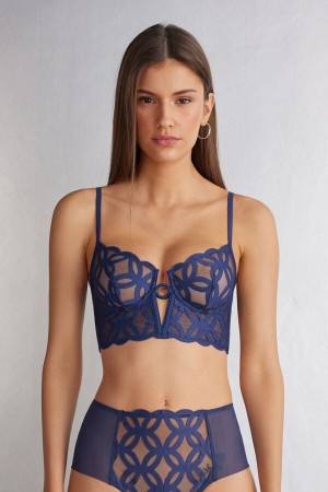 Corsé Intimissimi Crafted Elegance Balconette Bustier Mujer Moradas | NVZOQ8714