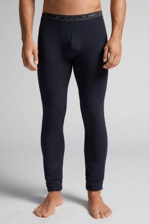 Leggins Intimissimi Modal-Cashmere Hombre Negras | YAVFE2013