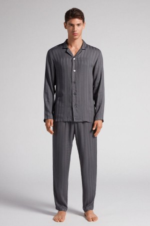 Pijama Intimissimi Modal Set Hombre Gris | BMOYI8462