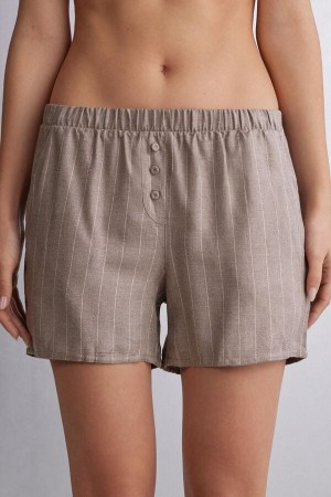 Short Intimissimi Comfort First Woven Modal Mujer Beige | AOKLC1862