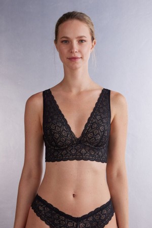 Sujetador Intimissimi Asia Balconette Mujer Negras | DHOAN9475