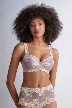 Sujetador Intimissimi Pretty Flowers Sofia Balconette Mujer Blancas | YAPGO4816