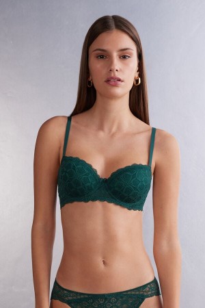 Sujetador Intimissimi Sofia Balconette Lace Mujer Verde | QXPCZ0529