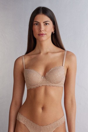 Sujetador Intimissimi Sofia Balconette Lace Mujer Naranjas Beige | SCPBF9708