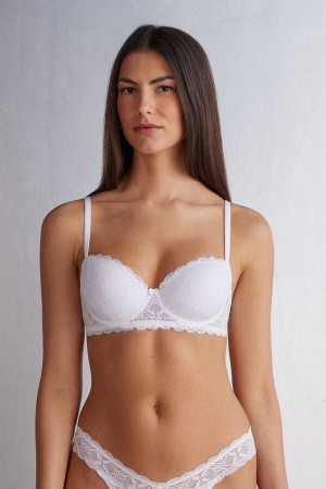 Sujetador Intimissimi Sofia Balconette Lace Mujer Blancas | RAQVH6972