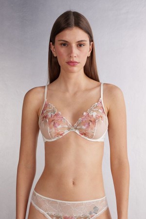 Sujetador Intimissimi Summer Sunset Alessia Balconette Mujer Blancas | NHERM9845