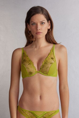 Sujetador Intimissimi Sweet Like Sugar Elena Balconette Mujer Verde | RWYIH3819