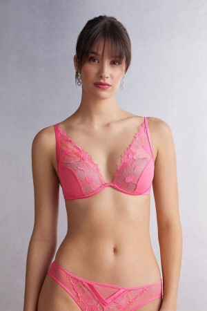 Sujetador Intimissimi Sweet Like Sugar Elena Balconette Mujer Rosas | ERSOI9402