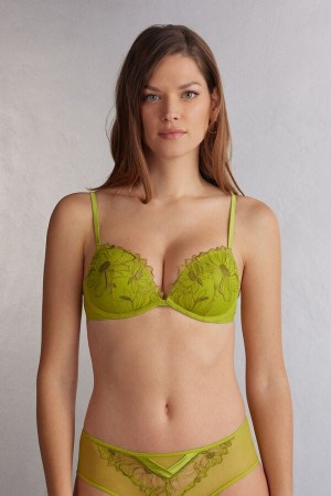 Sujetador Intimissimi Sweet Like Sugar Silvia Push-Up Mujer Verde | IZBRW2140