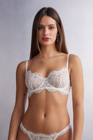 Sujetador Intimissimi The Most Romantic Season Daniela Balconette Mujer Blancas | ETWKA7014