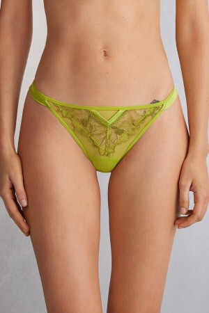 Tanga Intimissimi Sweet Like Sugar String Mujer Verde | MAGEK3167