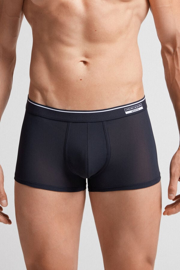 Boxer Intimissimi Super Fresh Micro-Mesh Hombre Negras | WEHUX9612