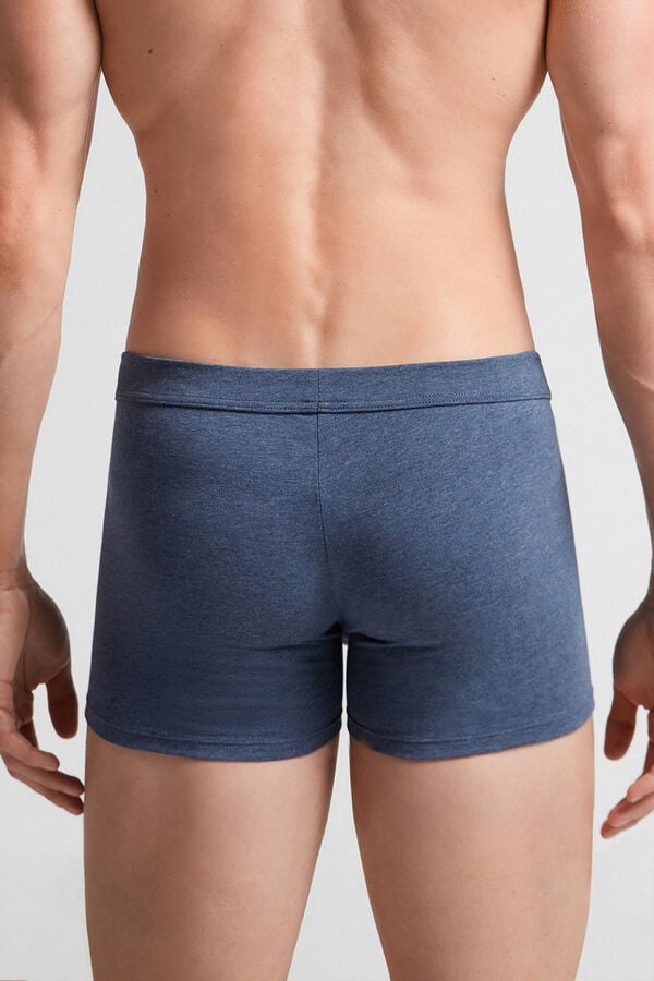 Boxer Intimissimi Superior Cotton Hombre Azules | WQTVF9285