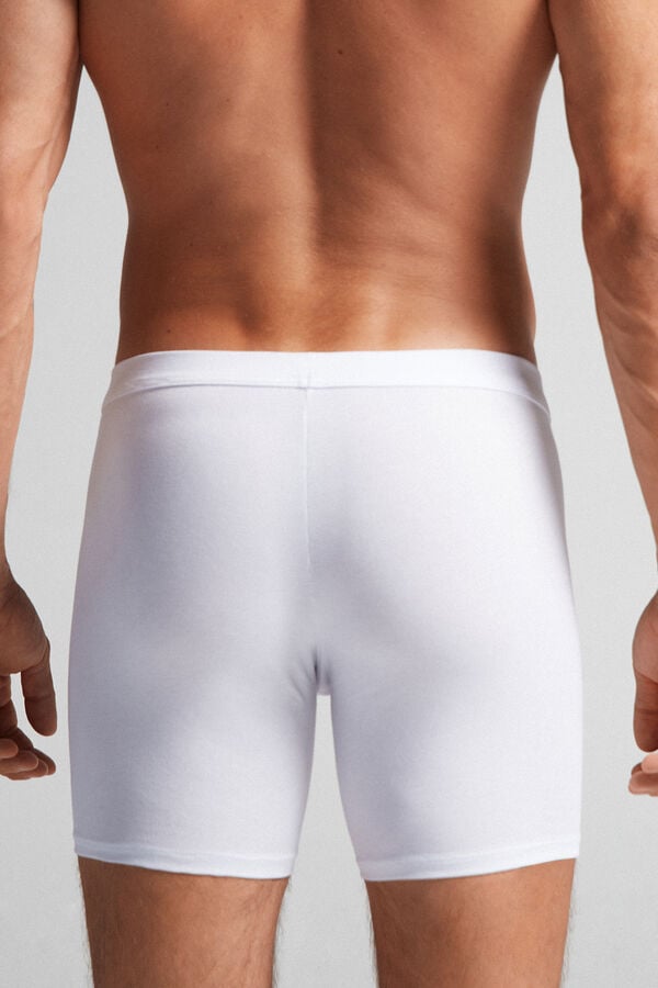 Boxer Intimissimi Superior Cotton Long Hombre Blancas | ENLAW7486