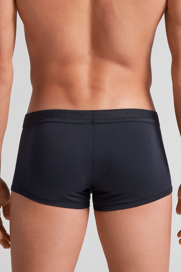 Boxer Intimissimi Superior Cotton With Logo Hombre Azules Azules | SOVIL7480