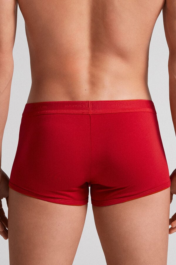 Boxer Intimissimi Superior Cotton With Logo Hombre Rojas Rojas | JTIFK8250