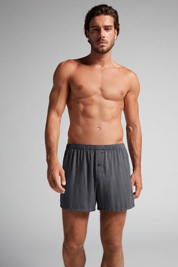 Boxer Intimissimi Woven Modal Hombre Gris | SIHNC5689