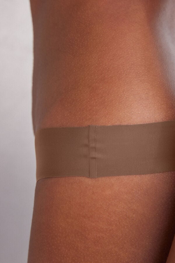 Bragas Intimissimi Brazilian Seamless Ultra Light Microfiber Mujer Beige Oscuro | IRTJS8749