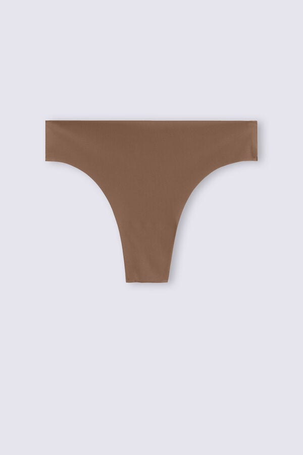 Bragas Intimissimi Brazilian Seamless Ultra Light Microfiber Mujer Beige Oscuro | IRTJS8749