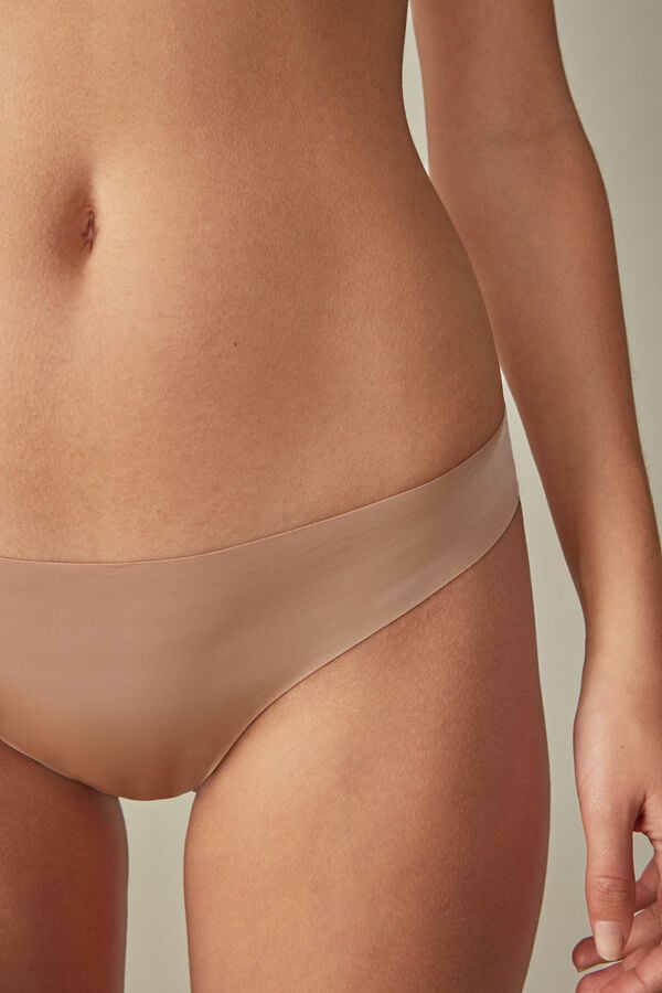 Bragas Intimissimi Brazilian Seamless Ultra Light Microfiber Mujer Naranjas Beige | CLGQD8649