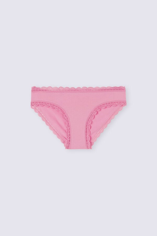 Bragas Intimissimi Cotton And Lace Mujer Rosas | VNEXJ9674