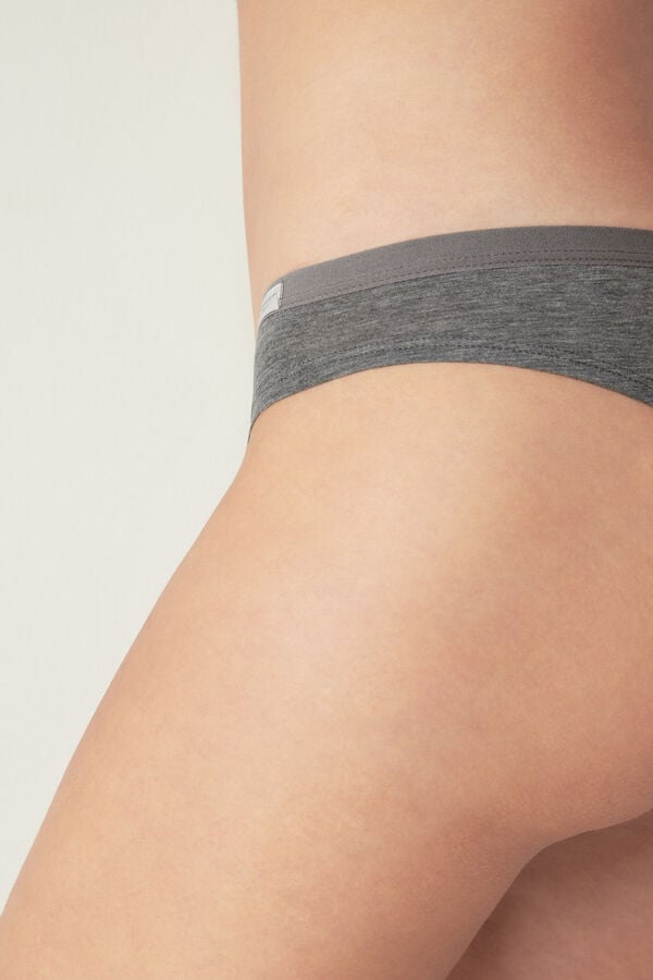 Bragas Intimissimi Cotton Mujer Gris | ISVKB9803