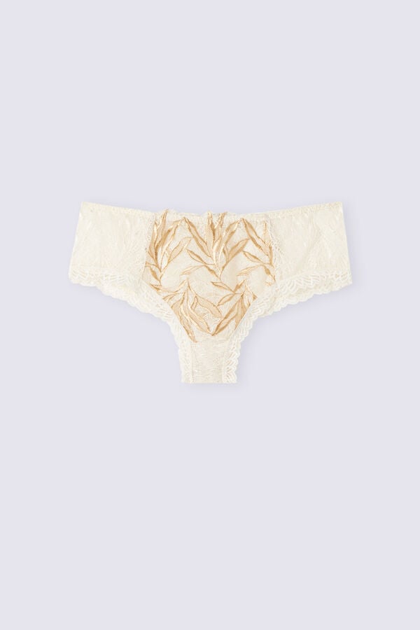 Bragas Intimissimi Golden Hour Hipsterzilian Mujer Amarillo Claro Blancas | XNZSY3792